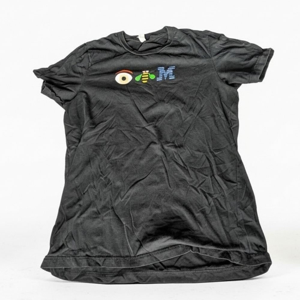 Vintage IBM Eye Bee M Black Graphic Tee T Shirt Men's Small